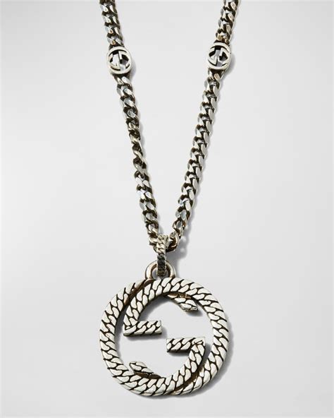 gucci gold chains for men|men's silver chains gucci.